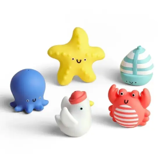 Itzy Ritzy Bath Puppets - Nautical - 5pk image {9}