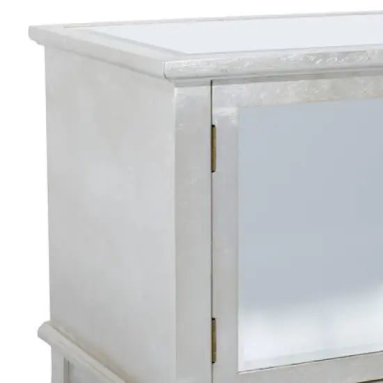 Glam Mirrored Sideboard Silver - Olivia & May image {21}