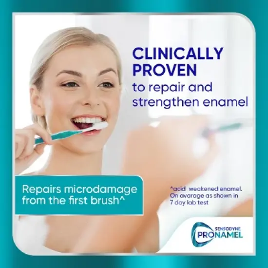 Sensodyne Clinical White Deep Toothpaste - Enamel Strength - 3.4oz image {8}