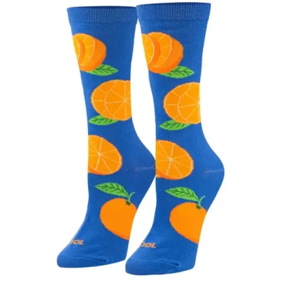 Cool Socks, Cute Fun Fruit Print Novelty Crew Socks for Women image {12}