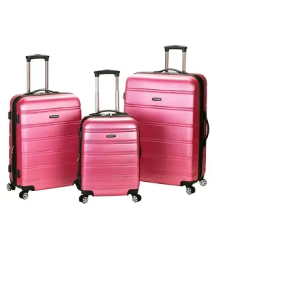 Rockland Melbourne 3pc ABS Hardside Carry On Spinner Luggage Set image {8}