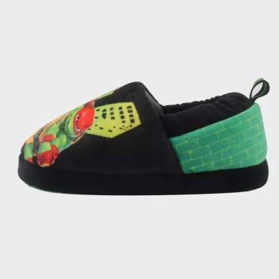 Toddler Boys' Teenage Mutant Ninja Turtles Sock Slippers - Green image {1}