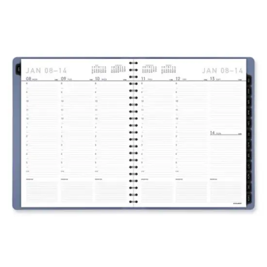 Contemporary Weekly/Monthly Planner, 11.38 x 9, Slate Blue Cover, 12-Month (Jan to Dec): 2026 image {5}