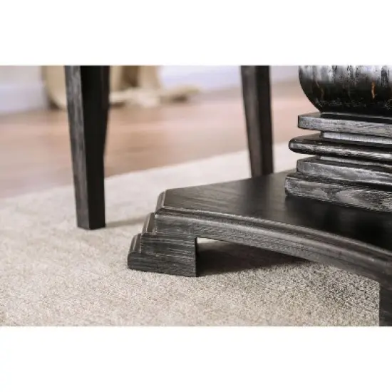 Buckley Round Dining Table White/Black - HOMES: Inside + Out image {9}