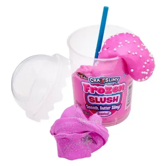 Cra-Z-Slimy Perm Pink Frosty Drink: Creative Educational Slime, 8 oz, Single Piece image {3}