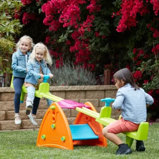 ECR4Kids Quad Seesaw, Play Structure, Multi image {2}