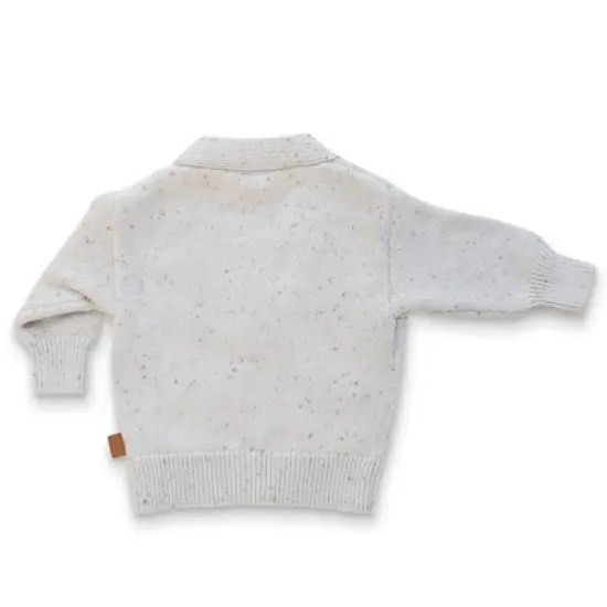 goumikids kids organic cotton knit button-up cardigan image {7}