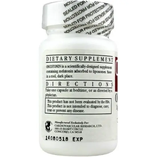 Ecological Formulas Oncotonin Melatonin 10 Mg 30 Caps image {2}