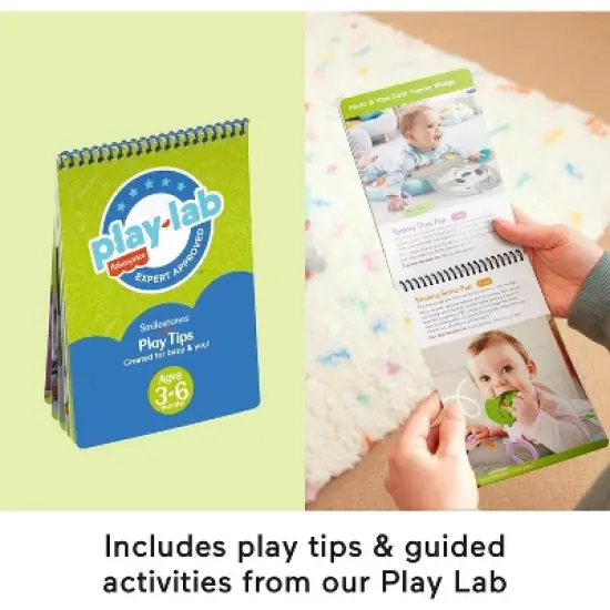 Fisher-Price Baby Play Kit Let&rsquo;s Try Tummy Time Gift Set, Developmental Toys with Activity Guide image {3}