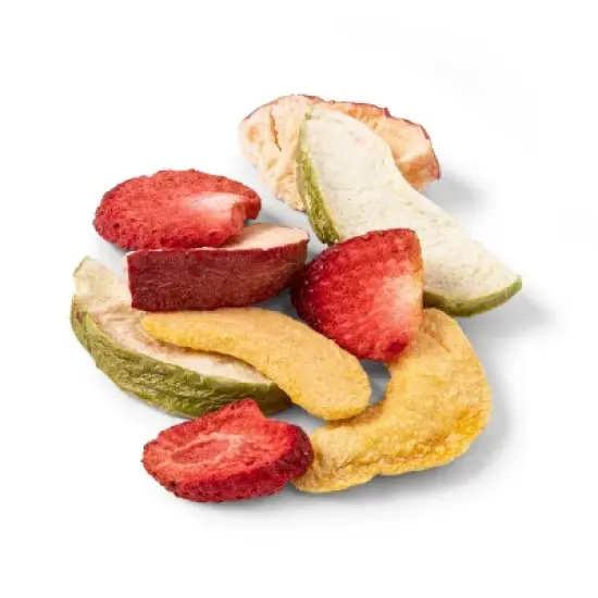 Apple, Strawberry, & Peach Freeze Dried Fruit Blend - 1oz - Good & Gather&trade; image {1}