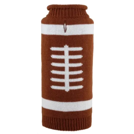 The Worthy Dog Touchdown Football Roll Neck Pullover Sweater image {1}