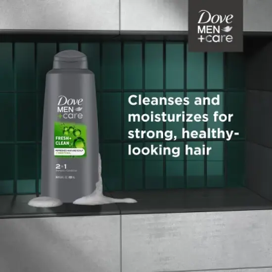 Dove Men+Care Fresh and Clean 2-in-1 Shampoo + Conditioner image {9}