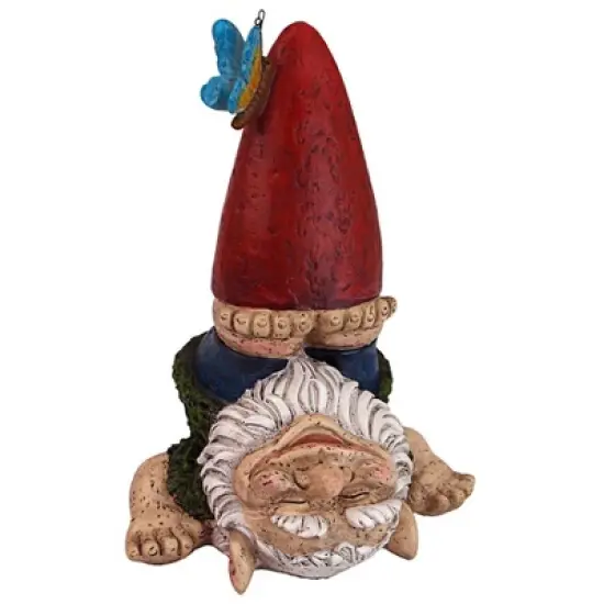 Design Toscano Topsy-Turvy Theo Garden Gnome Statue image {3}