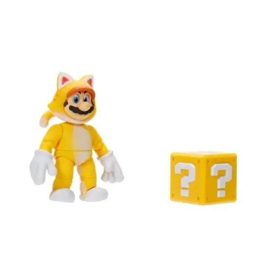 Nintendo The Super Mario Bros. Movie Cat Mario Action Figure image {3}