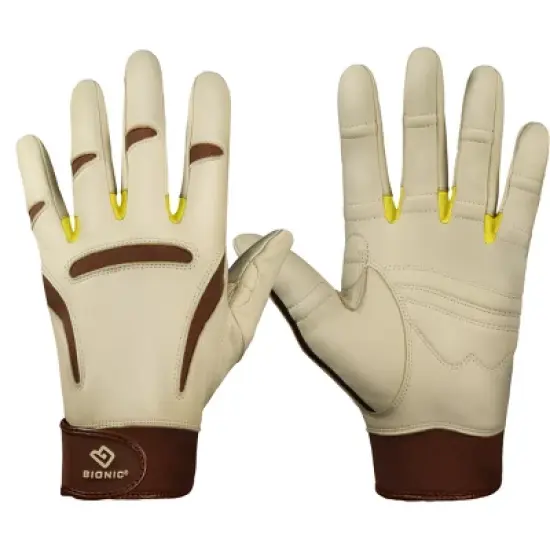 Bionic Women's Classic Grip 2.0 Gardening and Outdoor Work Gloves - Tan image {4}