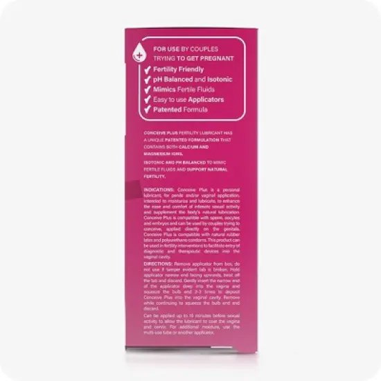 Conceive Plus Fertility Lubricant, For Trying To Conceive Couples, 8x4g Pre-Filled Applicators image {7}