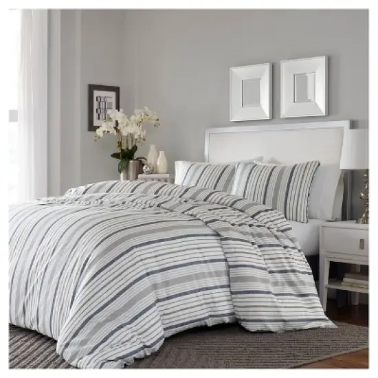 Gray Conrad Duvet Cover Set - Stone Cottage&reg; image {5}