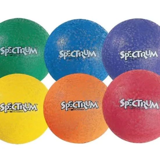 S&S Worldwide Spectrum Playground Ball 5in Pk6 image {1}