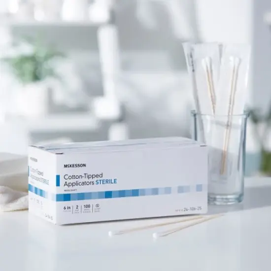 McKesson Cotton Applicator Swabstick, Sterile, 6 in. image {6}