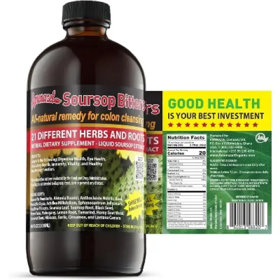 Amenazel Organic Soursop Bitters, 16 fl oz image {4}