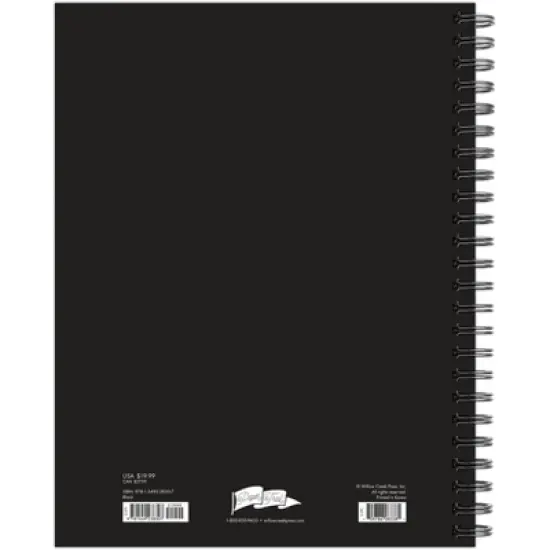 Willow Creek Press 2023-24 Academic Weekly Planner 8.5"x11" Softcover Black image {6}