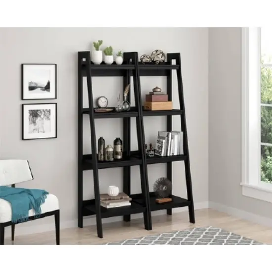 Viewfield 4 Shelf Ladder Bookcase Bundle - Room & Joy image {1}