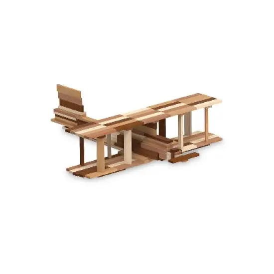 MindWare KEVA Design Woods 200 Premium Wooden Building Block Set - 200 Blocks image {2}