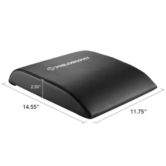 Philosophy Gym Ab Exercise Mat - Sit Up Pad -  Abdominal & Core Trainer Wedge - Crunch Pad image {2}
