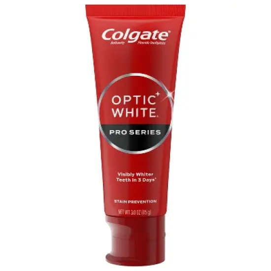 Colgate Optic White Pro Series Stain Prevention Hydrogen Peroxide Toothpaste - 3oz image {10}