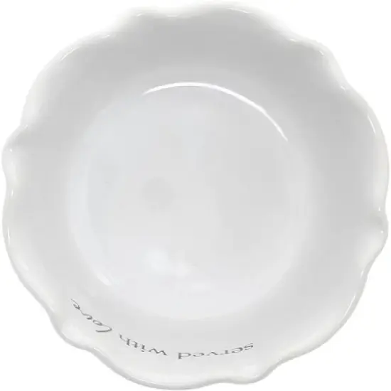 Pavilion Gift Company - Love - 4.5" Ceramic Bowl with Bamboo Spoon - Dining Bowls image {6}