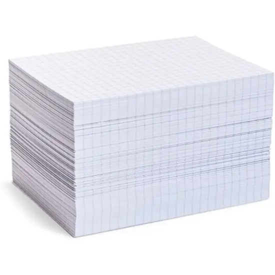 Stockroom Plus 300 Pack Grid Index Cards for Classroom Supplies (4 x 6 In) image {6}