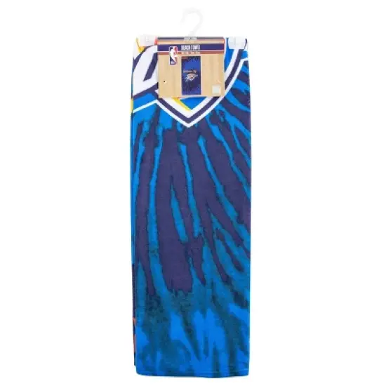 NBA Oklahoma City Thunder Pyschedelic Beach Towel image {4}