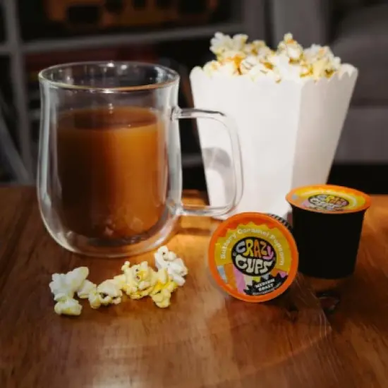 Buttery Caramel Popcorn Flavored Coffee Pods image {1}