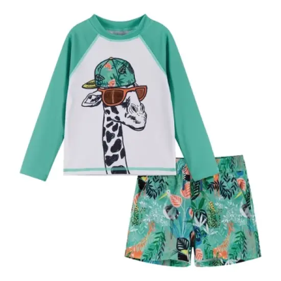 Andy & Evan  Toddler  Long Sleeve Rashguard Set image {4}