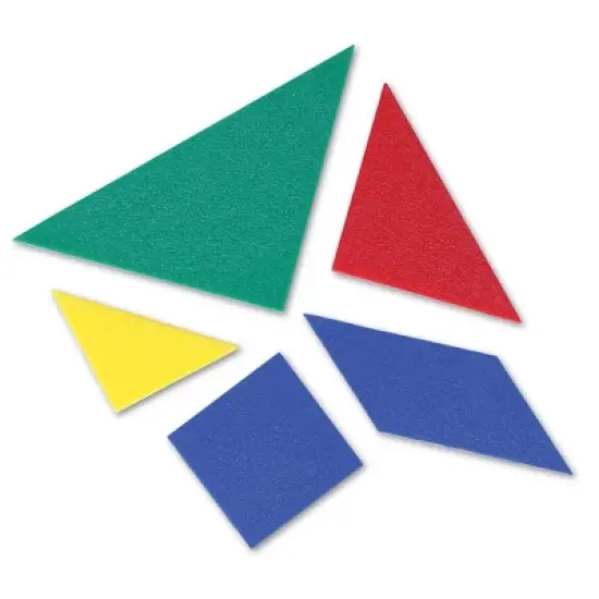 Learning Resources 4 Colors Classpack Tangram Puzzles - 30pc image {3}