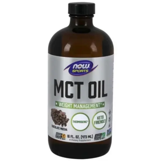 MCT Oil, Chocolate Mocha by Now Foods  -  16 fl oz Liquid image {2}