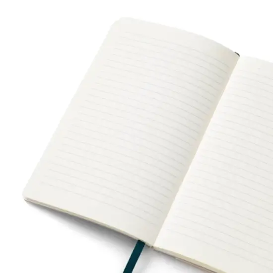 PAPIER 150pg Ruled Notebook Faux Leather Notes Lilac Soft Cover image {2}