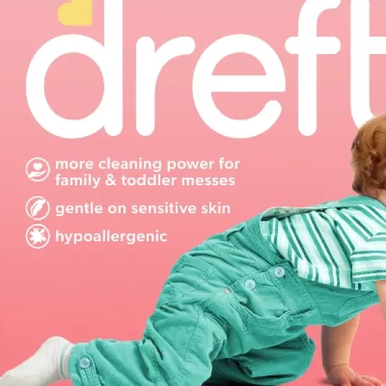 Dreft Active Baby Liquid Laundry Detergent HE Compatible - 92 fl oz image {1}