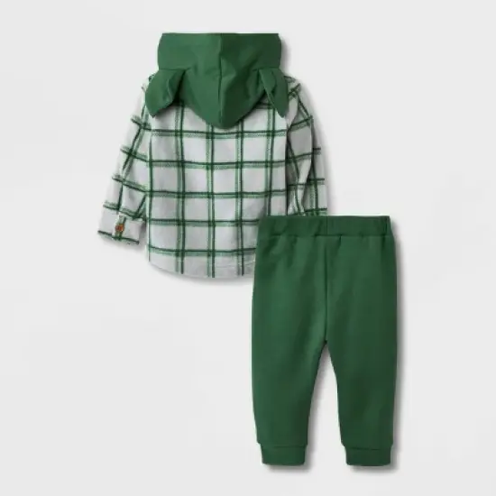 Baby Boys' Star Wars Solid Top and Bottom Set - Green image {1}