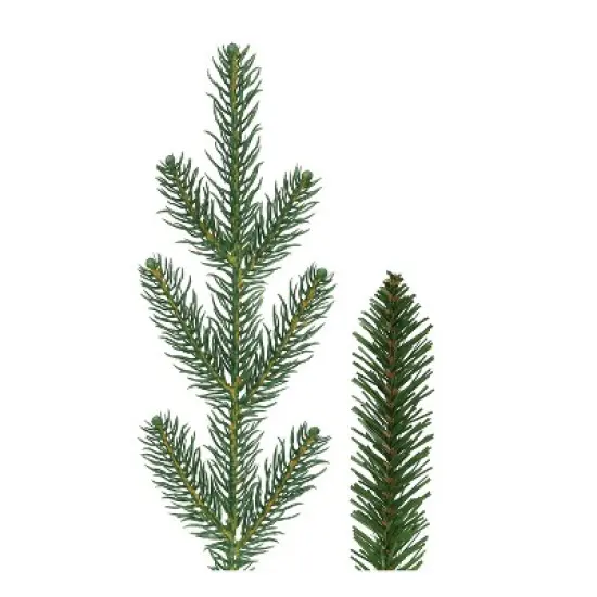 Puleo Pre-lit Hillside Spruce Artificial Christmas Tree Clear Lights image {6}