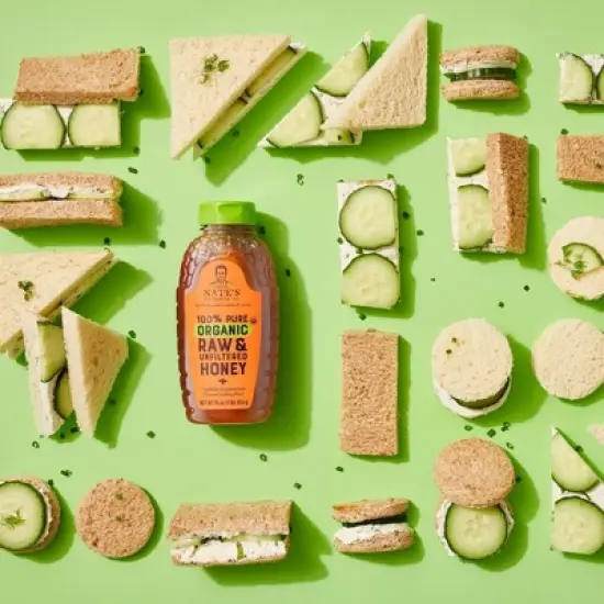 Nature Nate's 100% Pure Raw Unfiltered Organic Honey &ndash; 16oz image {6}