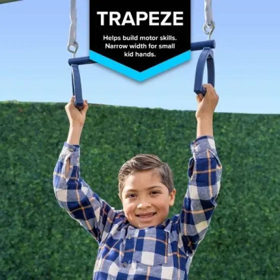 Sportspower Metal Swing Set with Mini Trampoline image {9}