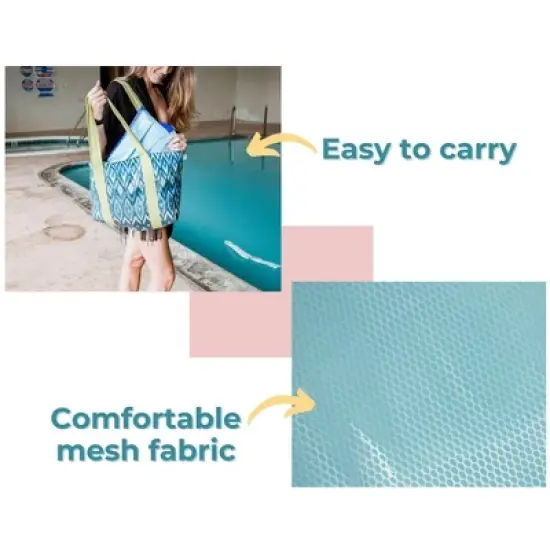 Toynk Inflatable Swimming Pool PVC Float Lounge Recliner | Blue image {2}