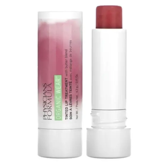 Physicians Formula Organic Wear, Tinted Lip Treatment, Berry Me, 0.15 oz (4.3 g) image {3}