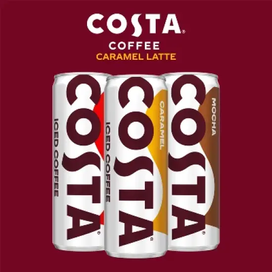 COSTA COFFEE Caramel Latte Iced Coffee Drink - 11 fl oz image {5}