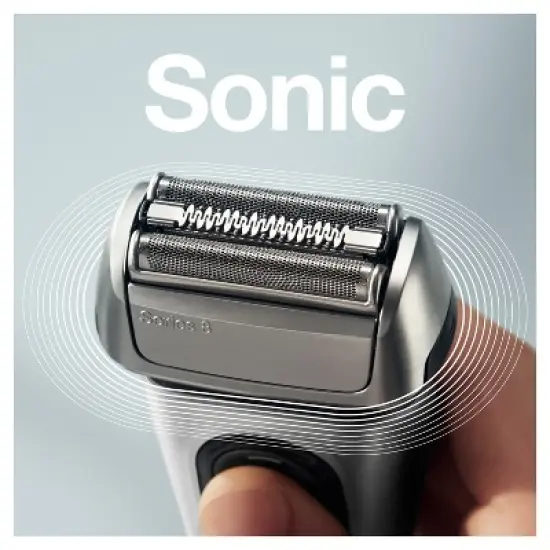 Braun Series 8-8457cc Men's Electric Foil Shaver with Precision Beard Trimmer & Clean & Charge SmartCare Center image {6}