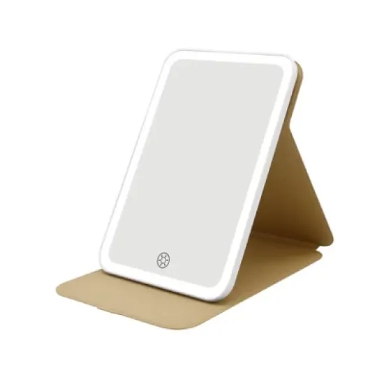 Impressions Vanity Touch Tablet Mini Tri-Tone LED Makeup Mirror image {12}