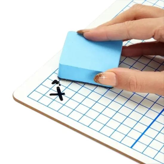 Bright Creations 12 Pack XY Axis Graph Whiteboard 9 x 12, Dry Erase Double-Sided Lap Board with 12 Erasers for Students (24 Piece Set) image {7}