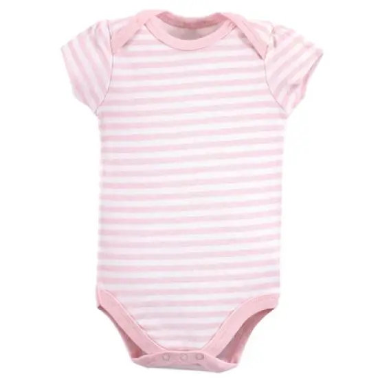 Little Treasure Baby Girl Cotton Bodysuits 5pk, Brunch image {3}