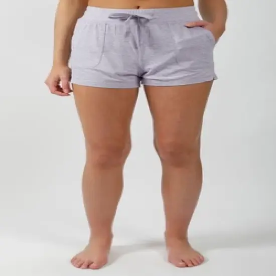 90 Degree By Reflex Super Soft Cationic Heather Lounge Shorts image {4}